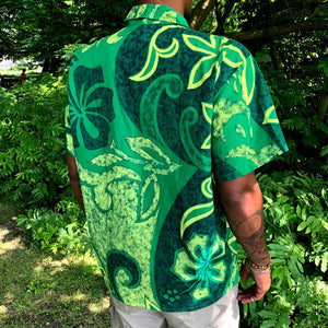 Bright Green Hawaii Shirt