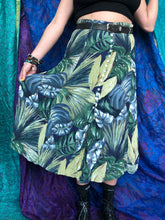 Load image into Gallery viewer, Tropical Leaf Button Up Skirt
