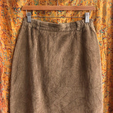 Load image into Gallery viewer, Beige Corduroy Skirt

