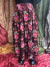 Load image into Gallery viewer, Floral Corduroy Maxi Skirt
