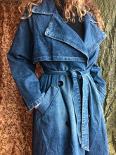 Load image into Gallery viewer, Outstanding Denim Trench Coat
