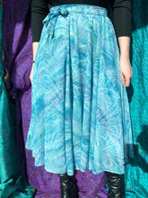 Load image into Gallery viewer, Full Blue Floating Midi Skirt
