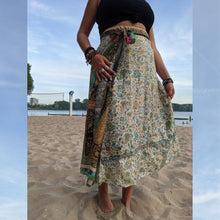 Load image into Gallery viewer, Reversible Layered Wrap Skirt
