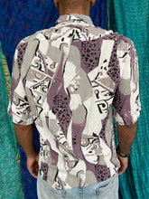 Load image into Gallery viewer, Funky 80&#39;s Contrast Print Shirt
