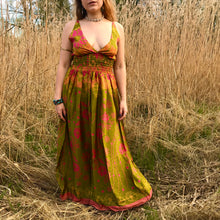 Load image into Gallery viewer, 70&#39;s Inspired Paisley Maxi Dress
