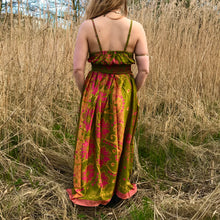 Load image into Gallery viewer, 70&#39;s Inspired Paisley Maxi Dress
