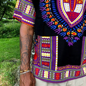 African Inspired Print Shirt