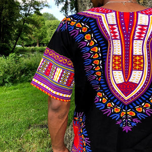 African Inspired Print Shirt