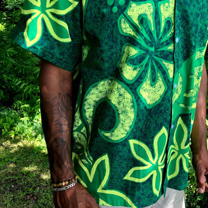 Bright Green Hawaii Shirt