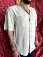 Load image into Gallery viewer, Lightweight Beige Silk Shirt
