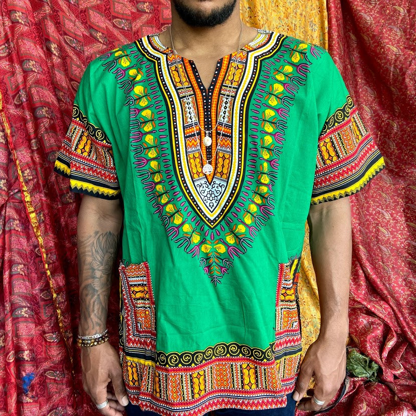 Colourful African-Style Shirt