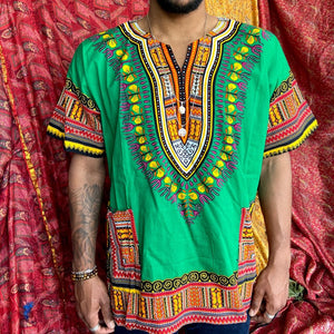 Colourful African-Style Shirt