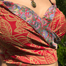 Load image into Gallery viewer, Reversible Silk Wrap Top
