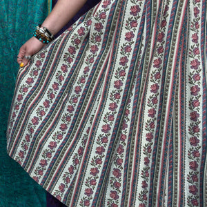 Vintage Florals Flared Skirt