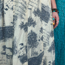Load image into Gallery viewer, French Yacht Print Midi Skirt
