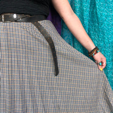 Load image into Gallery viewer, Tattersall Check Pleat Midi Skirt
