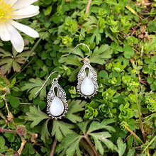 Load image into Gallery viewer, Moonstone Style Drop Earrings
