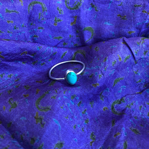 Turquoise Stone 925 Ring