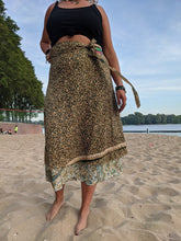Load image into Gallery viewer, Reversible Layered Wrap Skirt
