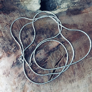 Sterling Silver Necklace 32 cm