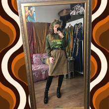 Load image into Gallery viewer, Beige Corduroy Skirt
