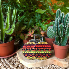 Load image into Gallery viewer, Aztec Inspired Wooden Earrings
