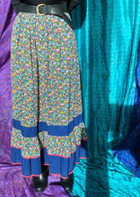 Load image into Gallery viewer, Beautiful Floral 70&#39;s Maxi Skirt
