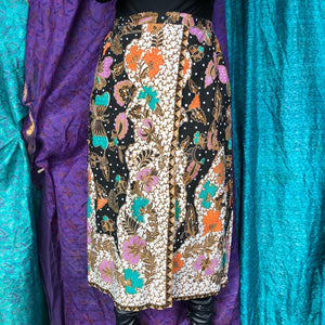 Batik Inspired Culotte Layered Trousers