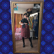 Load image into Gallery viewer, Full Paisley Pleated Midi Skirt
