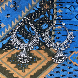 Indian Jhumka Inspired Drop Earrings
