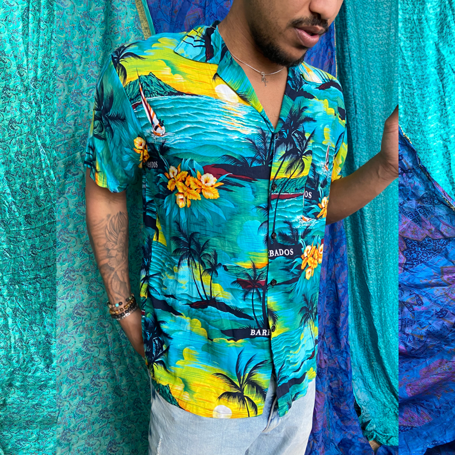 Barbados Printed Summer Shirt